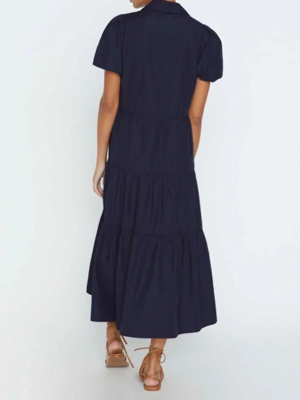 Brochu Walker Havana Dress in Navy - Picture 5 of 5